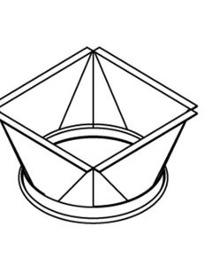 Connection from 200x200 onto D250 galv. M&M